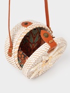 Сумка плетеная ротанг "Цветок из ракушек", 15х6х60 см - фото 809281587 Сумка плетеная ротанг "Цветок из ракушек", 15х6х60 см - фото 809281587