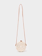 Сумка плетеная ротанг "Цветок из ракушек", 15х6х60 см - фото 809281589 Сумка плетеная ротанг "Цветок из ракушек", 15х6х60 см - фото 809281589