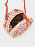 Сумка плетеная ротанг "Мандала" сиреневый, 20х6х70 см - фото 809281593 Сумка плетеная ротанг "Мандала" сиреневый, 20х6х70 см - фото 809281593