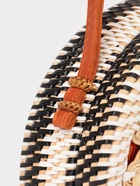 Сумка женская через плечо плетёная «Мандала», 20×6×70 см, ротанг, чёрно-белая - Фото 4