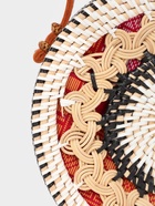 Сумка женская через плечо плетёная «Мандала», 20×6×70 см, ротанг, чёрно-белая - Фото 6