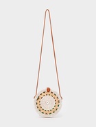 Сумка женская через плечо плетёная «Мандала», 20×6×70 см, ротанг, бежевая - Фото 2