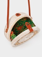 Сумка женская через плечо плетёная «Мандала», 20×6×70 см, ротанг, бежевая - Фото 7