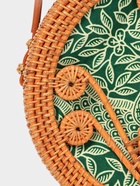 Сумка плетеная ротанг "Капля" зелёный, 20х6х70 см - фото 809281611 Сумка плетеная ротанг "Капля" зелёный, 20х6х70 см - фото 809281611