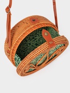 Сумка плетеная ротанг "Капля" зелёный, 20х6х70 см - фото 809281612 Сумка плетеная ротанг "Капля" зелёный, 20х6х70 см - фото 809281612