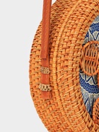 Сумка женская через плечо плетёная «Цветок», 20×6×70 см, ротанг - Фото 4