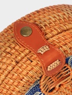 Сумка женская через плечо плетёная «Цветок», 20×6×70 см, ротанг - Фото 6