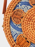 Сумка женская через плечо плетёная «Цветок», 20×6×70 см, ротанг - Фото 7