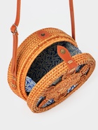 Сумка женская через плечо плетёная «Цветок», 20×6×70 см, ротанг - Фото 8