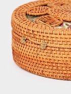 Сумка плетеная ротанг "Цветок" синий, 20х6х70 см - фото 809281627 Сумка плетеная ротанг "Цветок" синий, 20х6х70 см - фото 809281627