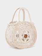 Сумка женская плетёная «Звезда», 25×10×35 см, ротанг, белая - Фото 3