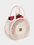 Сумка плетеная ротанг "Звезда" белый, 25х10х35 см - фото 809281636 Сумка плетеная ротанг "Звезда" белый, 25х10х35 см - фото 809281636
