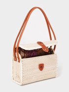 Сумка плетеная ротанг "Классик", 20х10х36 см, белый - фото 809281640 Сумка плетеная ротанг "Классик", 20х10х36 см, белый - фото 809281640