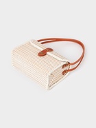 Сумка плетеная ротанг "Классик", 20х10х36 см, белый - фото 809281642 Сумка плетеная ротанг "Классик", 20х10х36 см, белый - фото 809281642