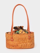 Сумка женская плетёная «Классик», 19×9×35 см, ротанг, коричневая - Фото 2