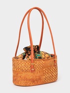 Сумка женская плетёная «Классик», 19×9×35 см, ротанг, коричневая - Фото 3