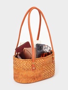 Сумка плетеная ротанг "Классик", 19х9х35 см, коричневый - фото 809281647 Сумка плетеная ротанг "Классик", 19х9х35 см, коричневый - фото 809281647