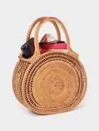 Сумка плетеная ротанг "Круг", 30х10х40 см - фото 809281652 Сумка плетеная ротанг "Круг", 30х10х40 см - фото 809281652