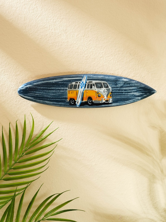 Панно «Доска для сёрфа Сплитти», дерево, 30×7 см - Фото 1