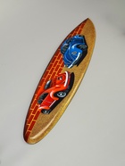 УЦЕНКА Панно «Доска для сёрфа. Два Жука», 80×21 см, дерево 10464411