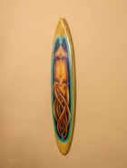 Панно «Доска для сёрфа Кальмар», дерево, 100×24 см - фото 33358652