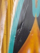 УЦЕНКА Панно «Доска для сёрфа. Кальмар», дерево, 100×24 см 10464413