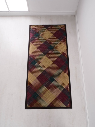 Коврик плетёный из листьев пандануса, 200×90×0.7 см ± 2 см