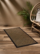 Коврик плетёный из листьев пандануса, 100×45×0.7 см - Фото 2