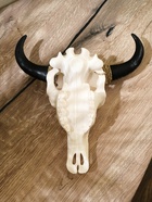 Сувенир интерьерный "Череп буйвола" полирезин, 26х25х10 см 10464836