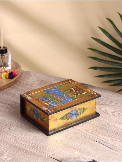 Шкатулка резная «Сова», 15×19×7.5 см, МДФ