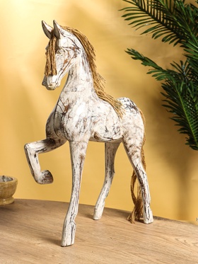 Сувенир интерьерный «Конь», 37×10×48 см, дерево