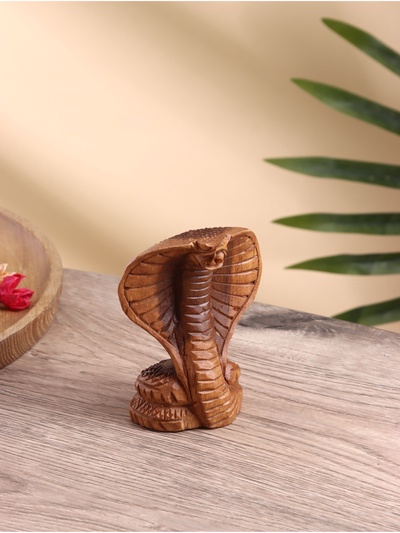 Сувенир «Кобра», 9×4.5×12 см, дерево суар