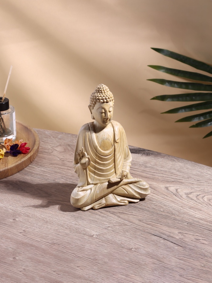 Сувенир «Будда Светлого Покоя», 15×10×23 см, крокодиловое дерево - Фото 1