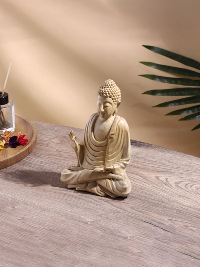 Сувенир "Будда" крокодиловое дерево, 15х10х23 см