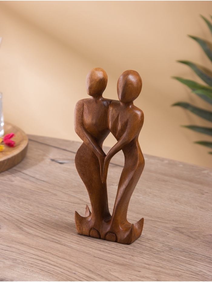 Фигурка «Танцоры», 7×3×20 см, дерево суар