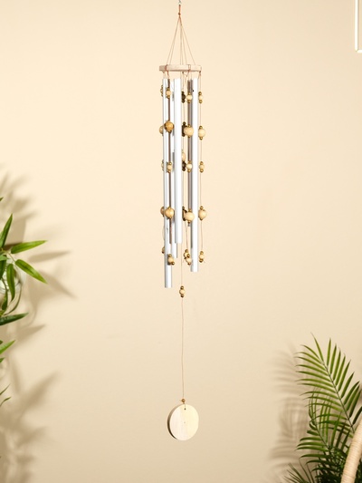 Музыка ветра «Восток», 7×7×60 см, дерево, алюминий