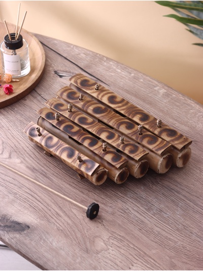 Сувенирный музыкальный инструмент "Ксилофон" бамбук, 30х20х6 см