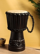 Сувенирный музыкальный инструмент «Барабан Джембе», 25×25×40 см, махагон 10485431 Сувенирный музыкальный инструмент «Барабан Джембе», 25×25×40 см, махагон 10485431