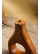 Ваза для сухоцветов «Катарсис», 12×3×18 см, дерево джати, коричневая - Фото 3