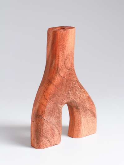 Ваза для сухоцветов «Корень», 12×3×18 см, дерево джати, коричневая