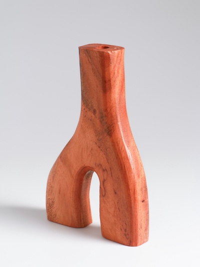 Ваза для сухоцветов «Корень», 12×3×18 см, дерево джати, коричневая