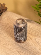 Подсвечник, d=3 см, 8×8×20 см, дерево Джати, тёмно-коричневый 10485792