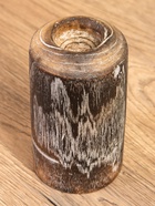 Подсвечник, d=3 см, 8×8×20 см, дерево Джати, тёмно-коричневый 10485792
