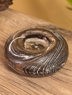 Подсвечник из дерева Джати, d=3 см, 10×10×3 см, тёмно-коричневый - фото 53407961