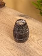 Подсвечник, d=4 см, 8×8×11 см, дерево Джати, тёмно-коричневый - фото 53407963