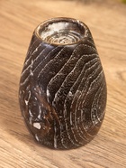 Подсвечник, d=4 см, 8×8×11 см, дерево Джати, тёмно-коричневый - фото 53407966