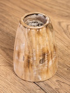 Подсвечник, d=4 см, 9×9×10 см, дерево Джати, бежевый - фото 53407975
