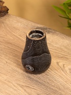 Подсвечник, d=4 см, 9×9×12 см, дерево Джати, тёмно-коричневый 10485798