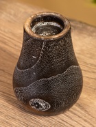 Подсвечник, d=4 см, 9×9×12 см, дерево Джати, тёмно-коричневый 10485798