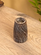 Подсвечник, d=4 см, 9×9×12 см, дерево Джати, тёмно-коричневый 10485799 - фото 4773771